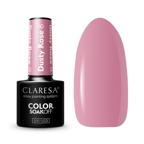 Lakier hybrydowy Dusty Rose 8