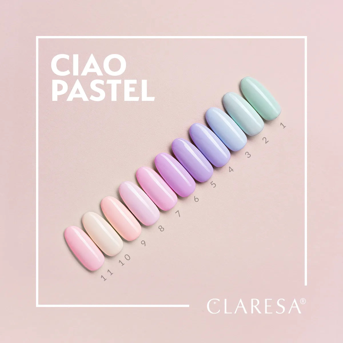 Claresa Lakier hybrydowy Ciao,Pastel! 2, 5g