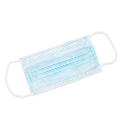 Maski maseczki ochronne jednorazowe trzywarstwowe HJR niebieskie 50 szt