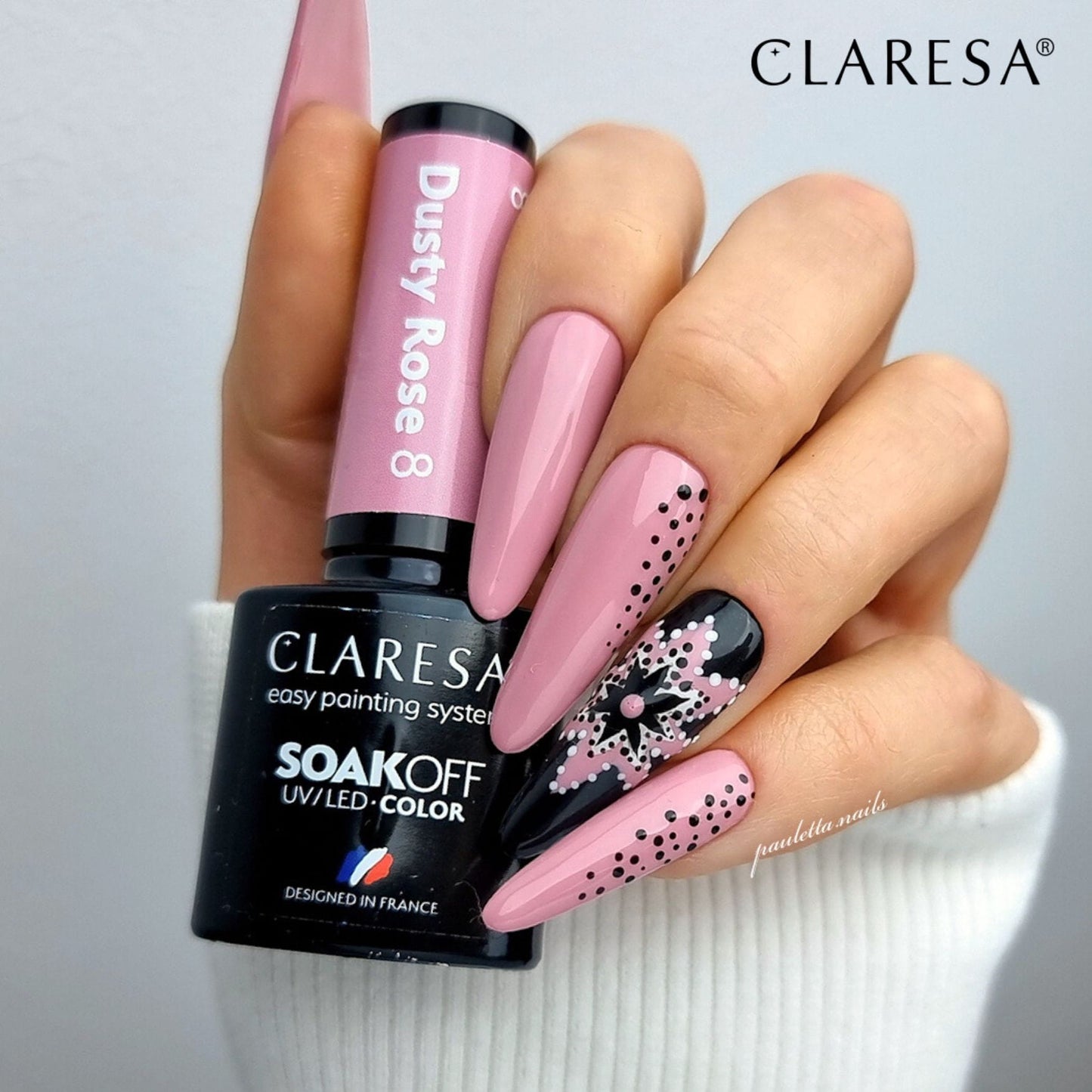 Lakier hybrydowy Dusty Rose 8