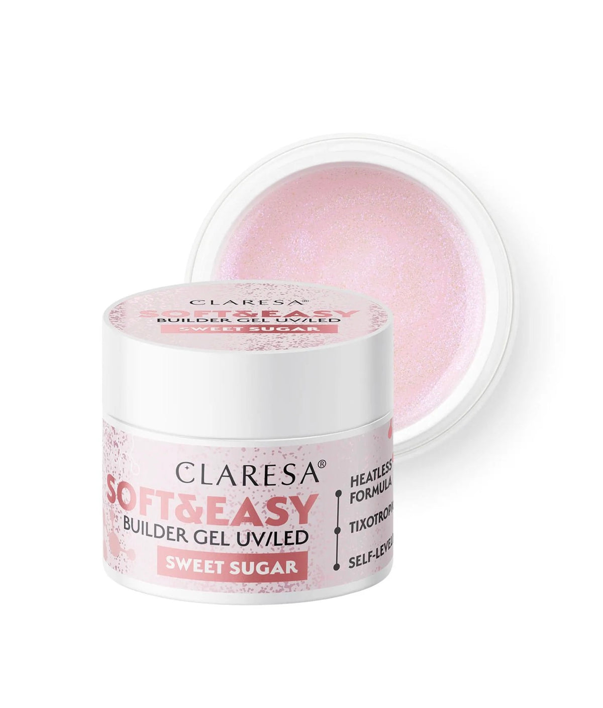 Claresa Żel budujący SOFT&EASY builder gel sweet sugar