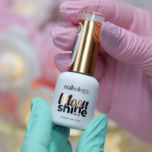 Top brokatowy do paznokci hybrydowych Nailsology Moon Shine