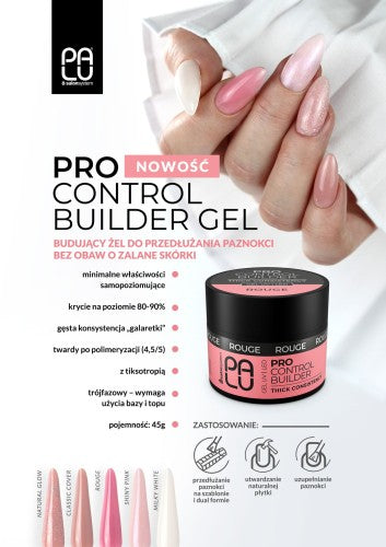 Żel budujący PRO CONTROL BUILDER GEL FRENCH WHITE (galaretka)