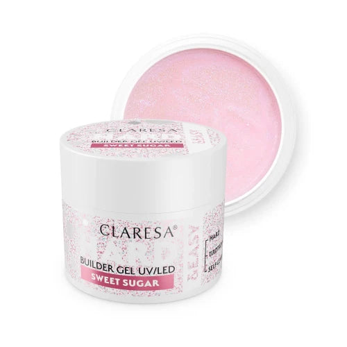 Żel budujący Hard&Easy Builder Gel Pudding Pink (samopoziomujący)