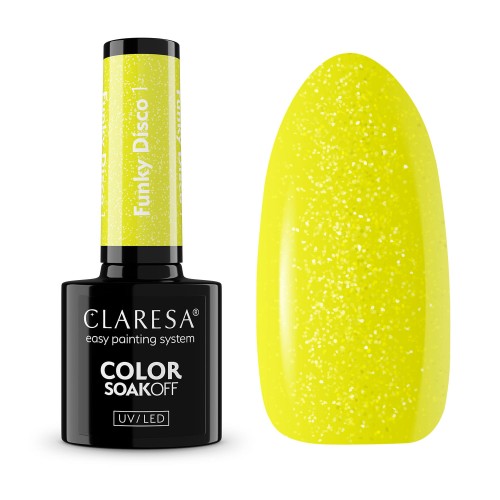 Lakier hybrydowy Funky disco 1 Yellow groove