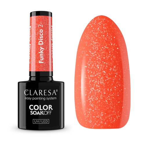 Lakier hybrydowy Funky disco 2 Orange pop