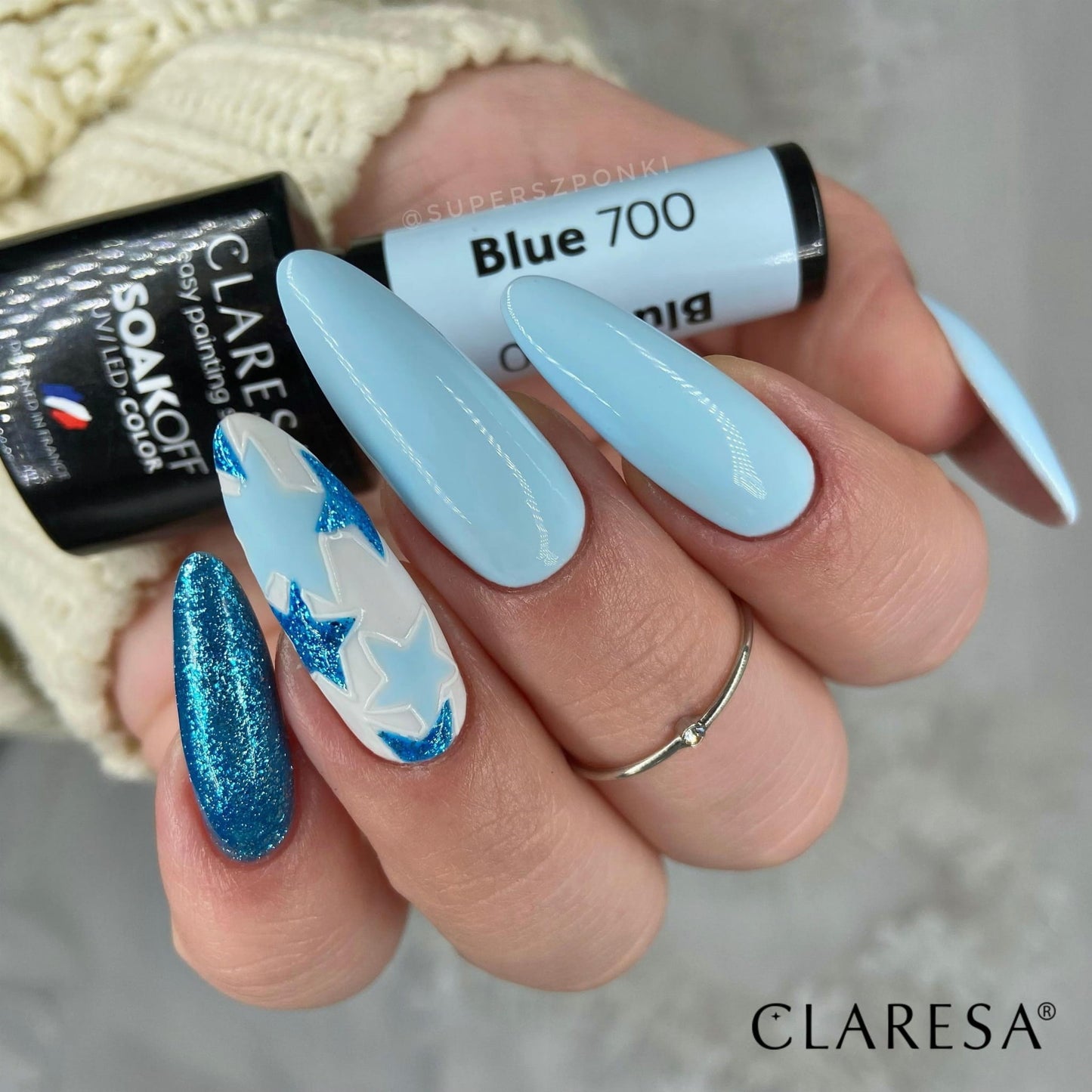 Lakier hybrydowy BLUE 700
