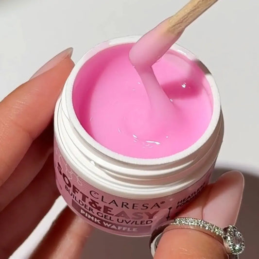 ŻEL BUDUJĄCY SOFT&EASY PINK WAFFLE (samopoziomujący)