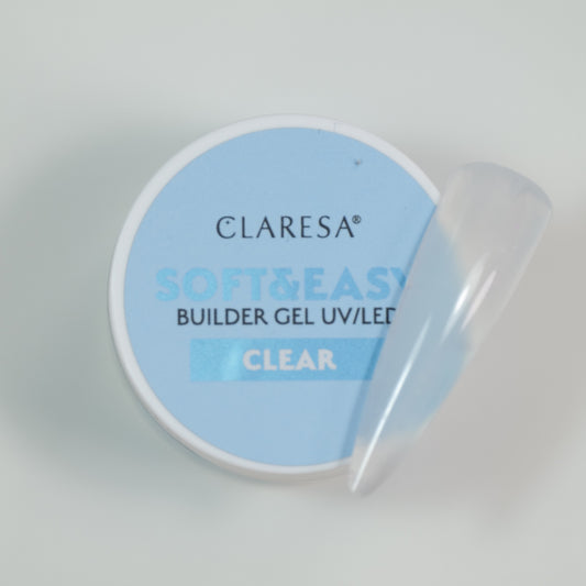 Żel budujący SOFT&EASY builder gel clear (samopoziomujący)