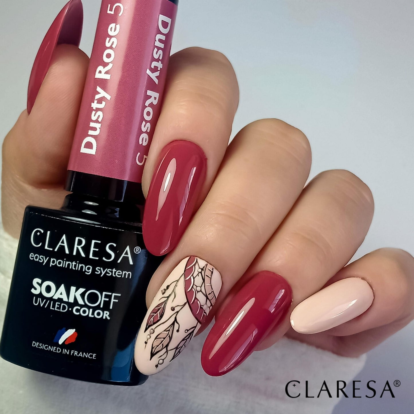Lakier hybrydowy Dusty Rose 5